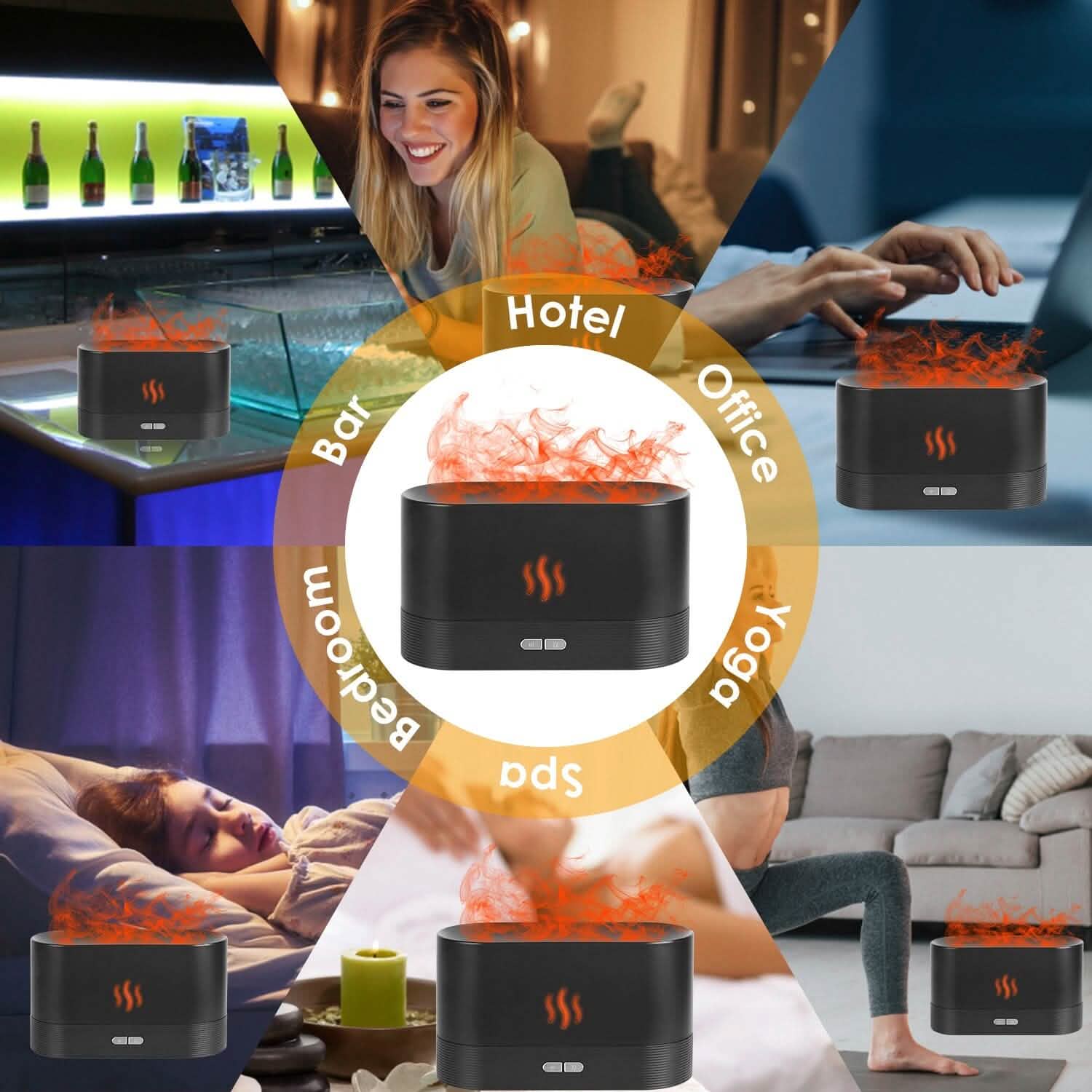 3D Flame Air Humidifier DailySale