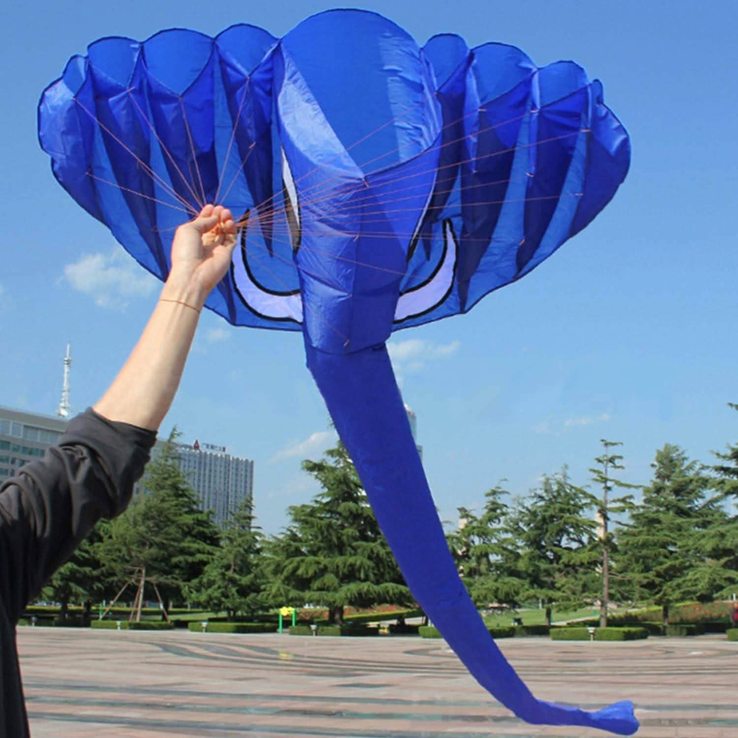 3D Kite Giant Elephant Easy to Fly Outdoor Games Activities for Kids DailySale