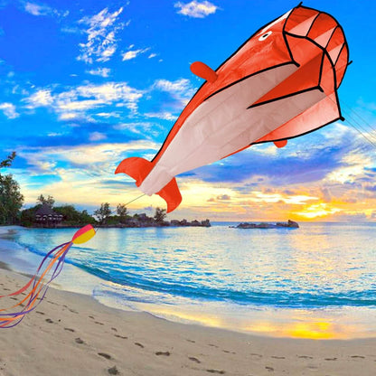 3D Kite Huge Frameless Soft Parafoil Giant Dolphin DailySale