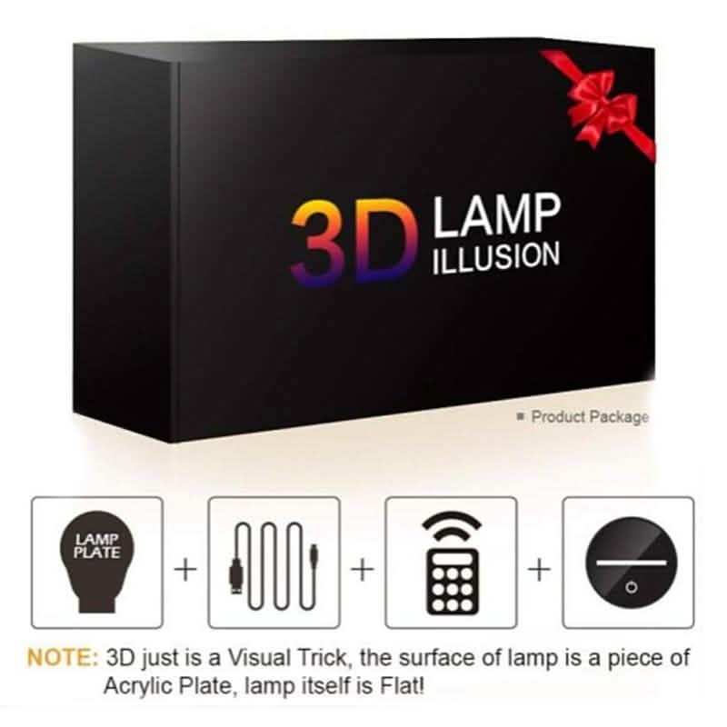 3D LED 7 Color Unicorn Table Lamp DailySale
