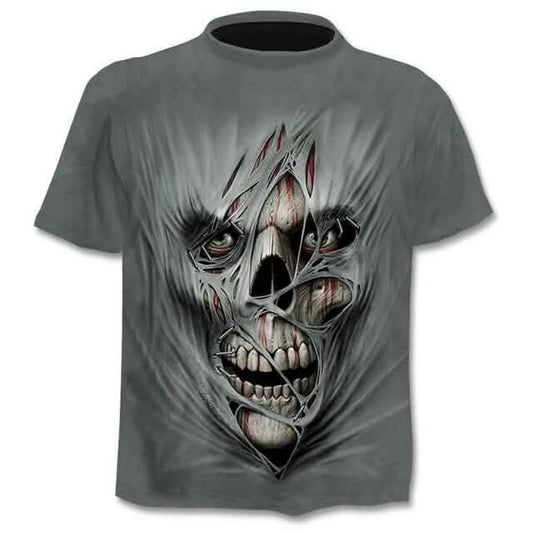 3D Print T Shirt Punk Style Clothing DailySale