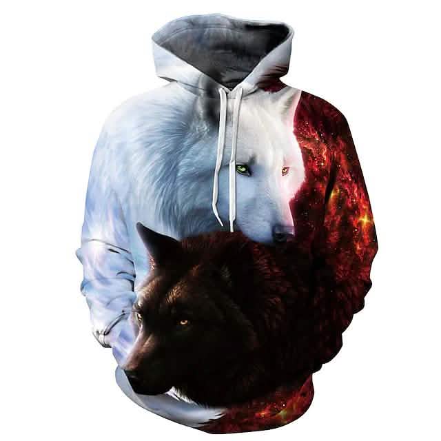 3D Printed Hoodies Sweatshirts Unisex Pullover DailySale