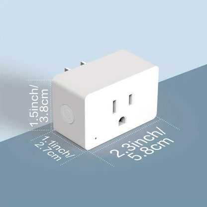 2-Pack: WiFi Smart Plug – 15A, Timer & App Control, Works with Alexa & Google Home DailySale