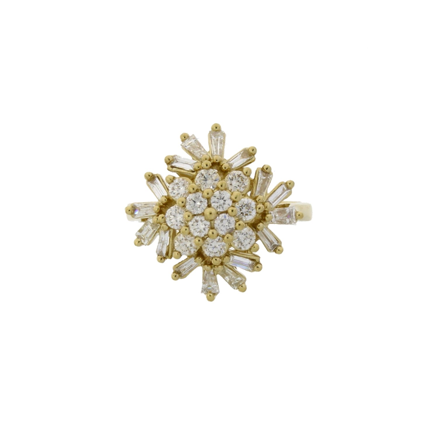 Genuine 1.00ct Diamond Ring 10KT Yellow Gold Bids.com