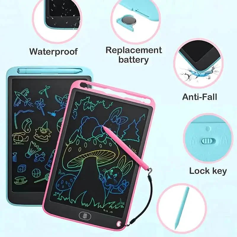 Digital LCD Writing Tablet with Stylus Pen – Reusable Wipeable Dry-Erase Doodle & Drawing Board DailySale