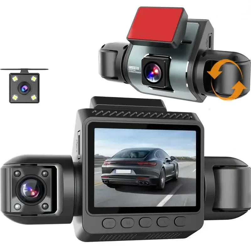 360° Car Drive Recorder – Night Vision, 1080p, 4-Channel DailySale