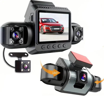 360° Car Drive Recorder – Night Vision, 1080p, 4-Channel DailySale