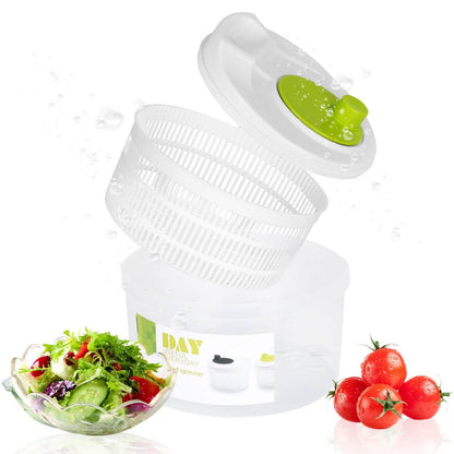 3L/0.8Gal Salad Spinner Washer with Lid DailySale