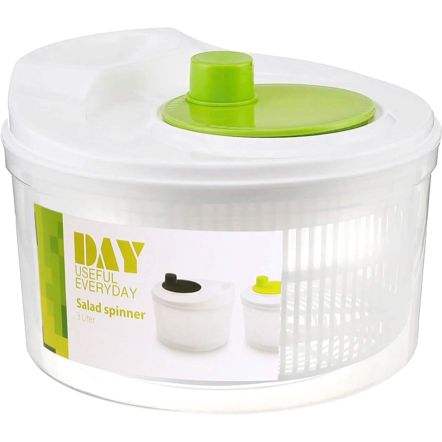 3L/0.8Gal Salad Spinner Washer with Lid DailySale