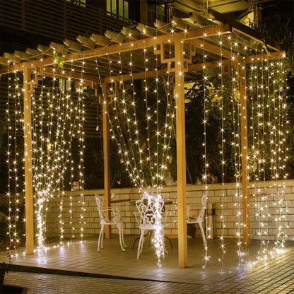 3M 300 LEDs String Curtain Light with Remote DailySale