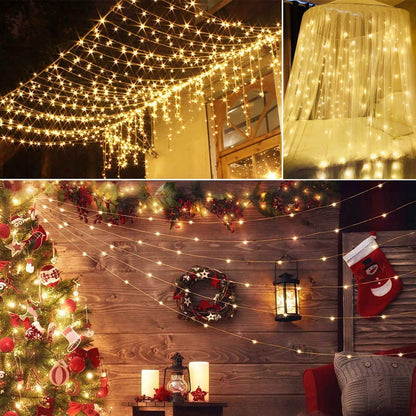 3M 300 LEDs String Curtain Light with Remote DailySale