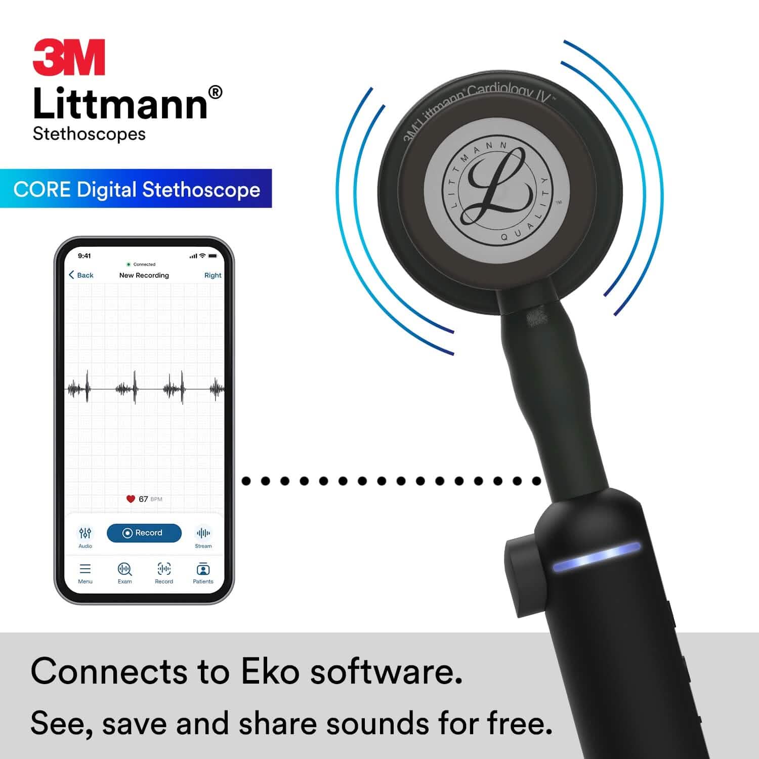 3M™ Littmann® CORE Digital Stethoscope  (Refurbished) DailySale