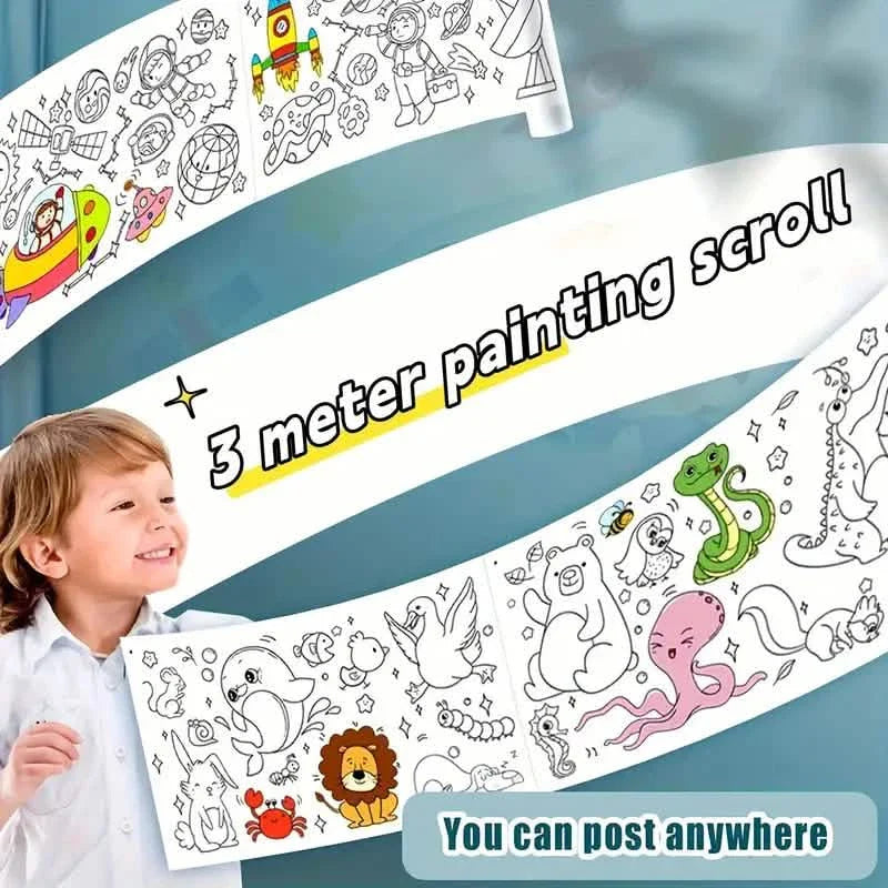 3M Painting Paper Roll DIY Painting Painting Color Filling DailySale