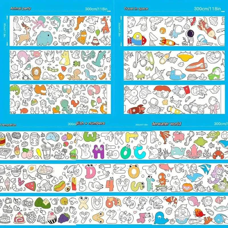 3M Painting Paper Roll DIY Painting Painting Color Filling DailySale