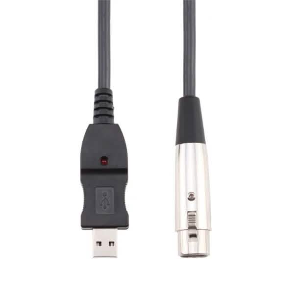 3M USB Male to XLR Female Microphone USB Mic Link Cable DailySale