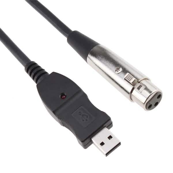 3M USB Male to XLR Female Microphone USB Mic Link Cable DailySale