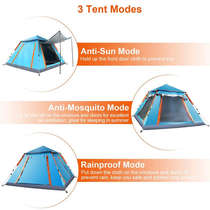 4-5 Person Camping Tent Outdoor Foldable Waterproof Tent DailySale