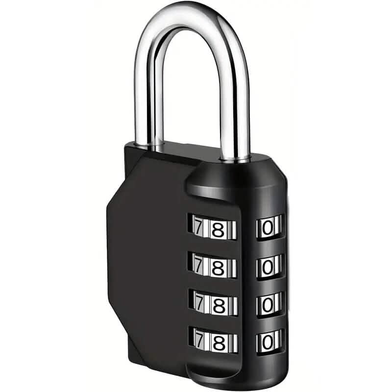 4-Digit Waterproof Zinc Alloy Combination Padlock DailySale