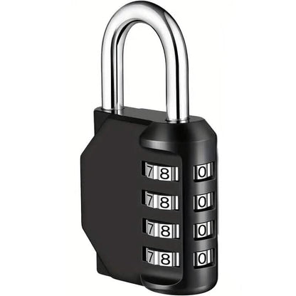4-Digit Waterproof Zinc Alloy Combination Padlock DailySale
