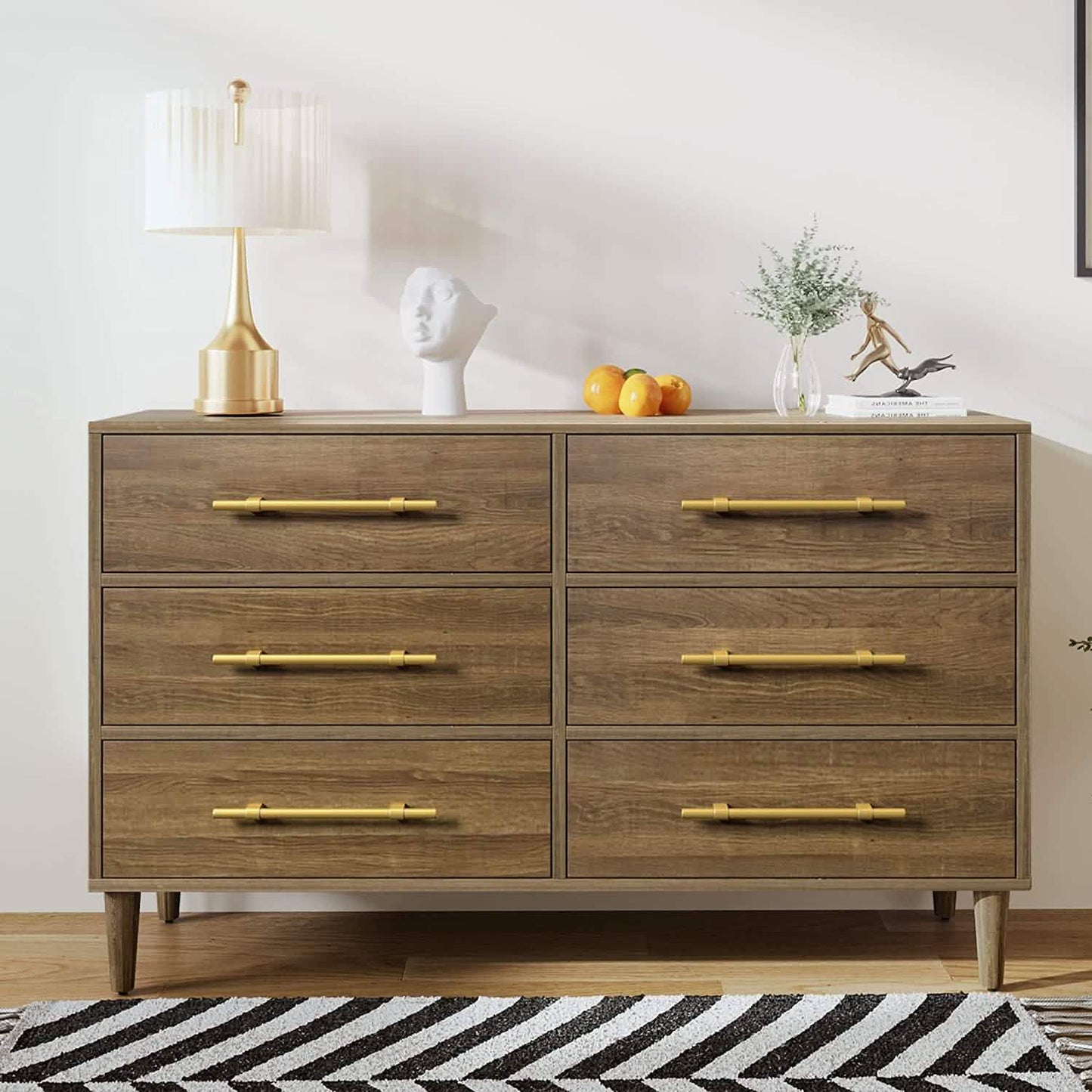 4 Drawer Cabinet Dresser Closet Wooden Dresser DailySale