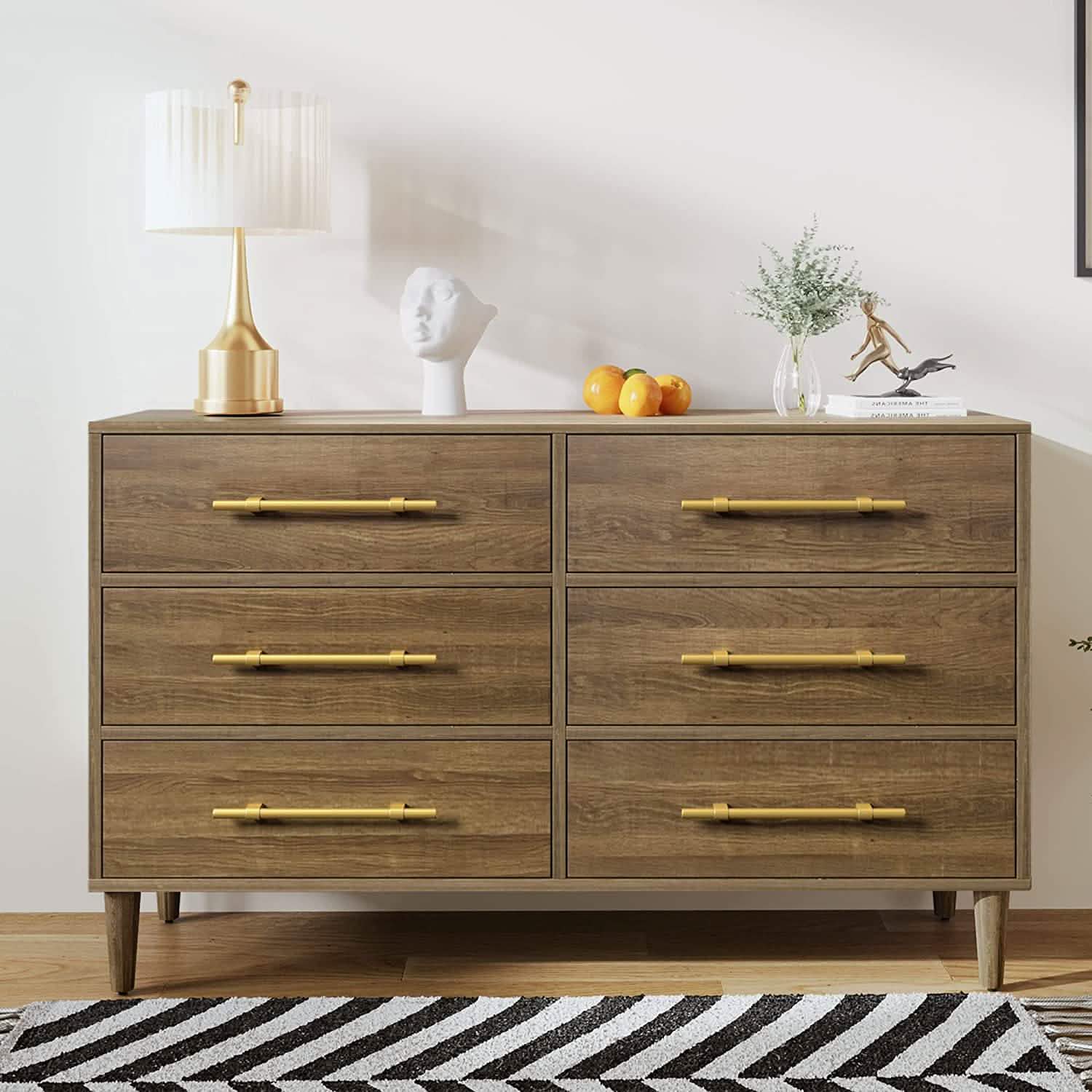 4 Drawer Cabinet Dresser Closet Wooden Dresser DailySale