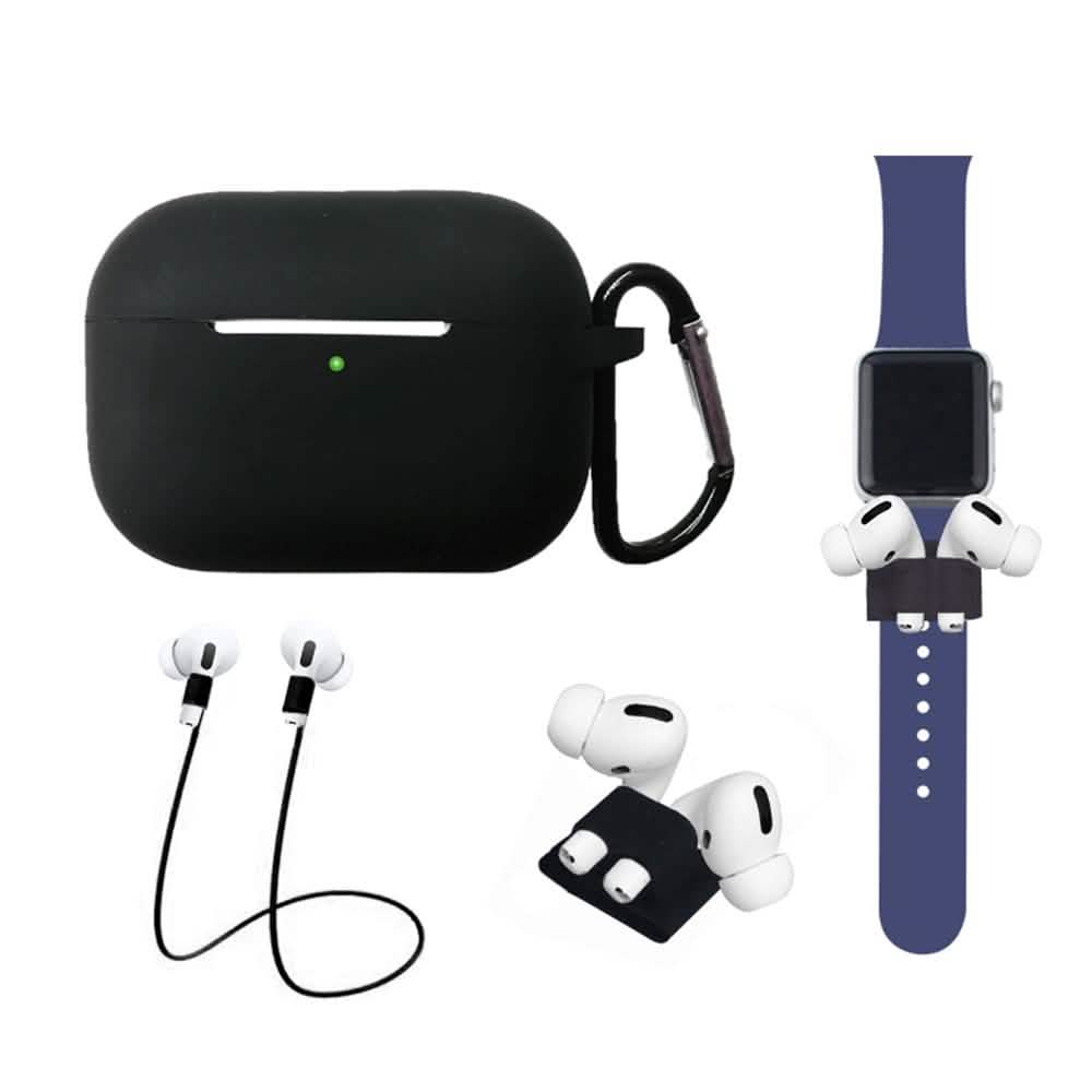 4-In-1 Airpods Pro3 Case Carabiner Sleeve Anti-lost Rope Set DailySale