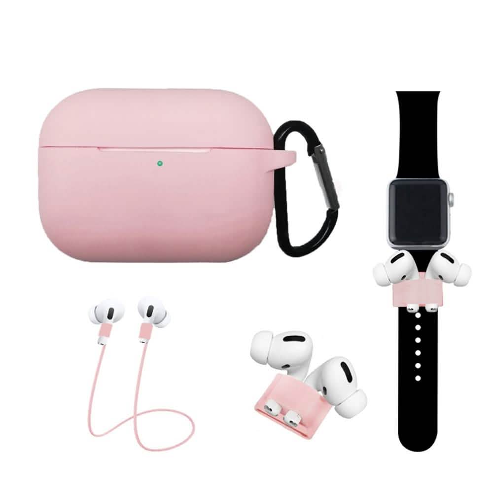 4-In-1 Airpods Pro3 Case Carabiner Sleeve Anti-lost Rope Set DailySale