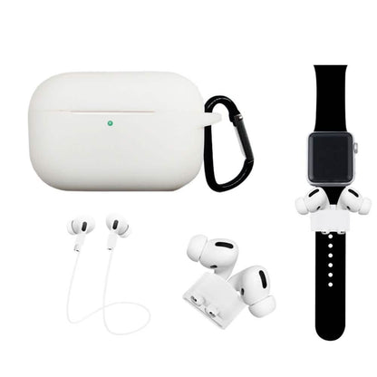 4-In-1 Airpods Pro3 Case Carabiner Sleeve Anti-lost Rope Set DailySale