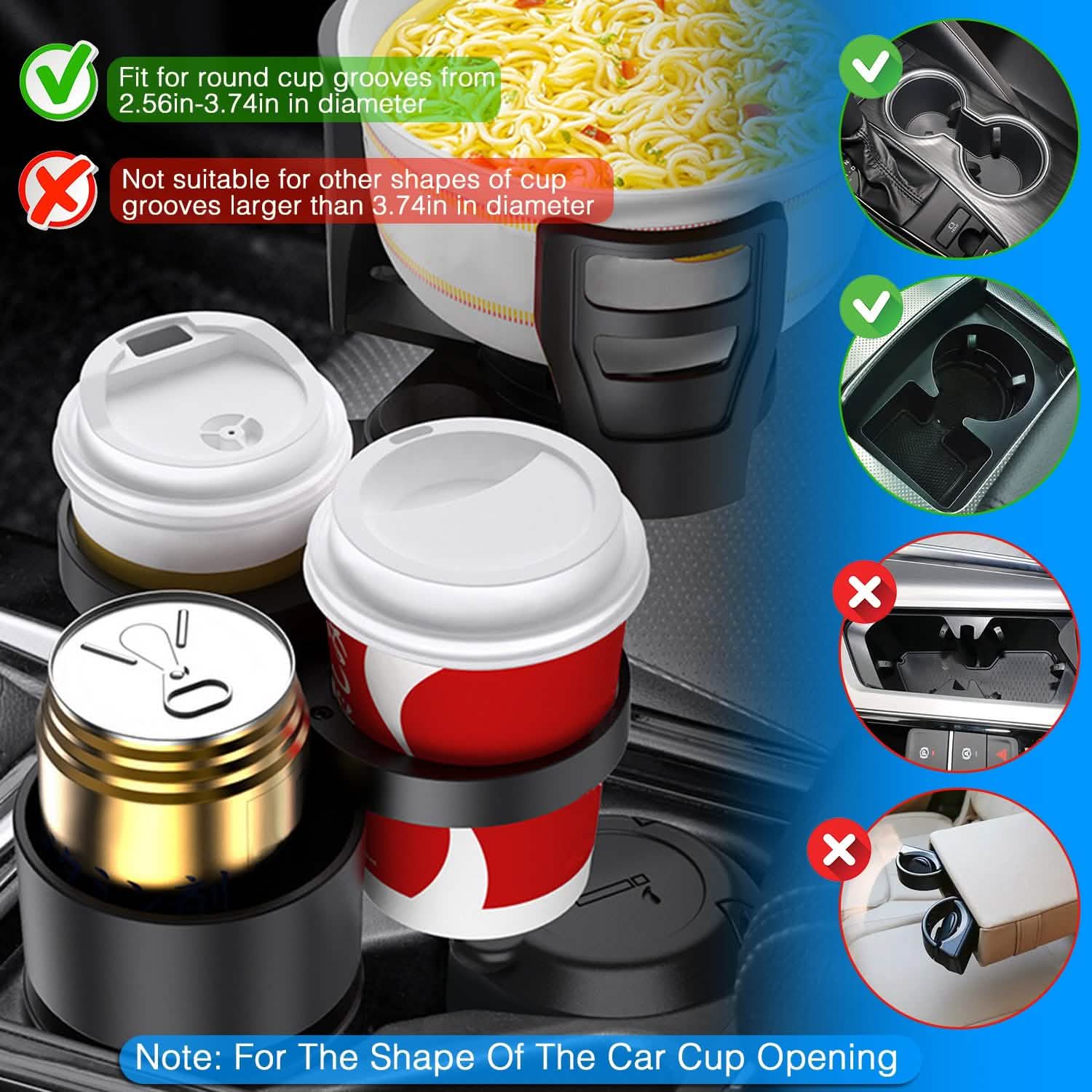 4-in-1 Car Cup Holder DailySale