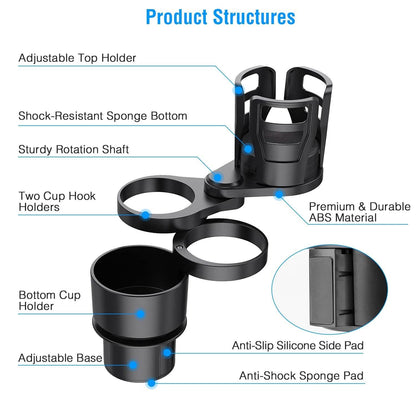 4-in-1 Car Cup Holder DailySale