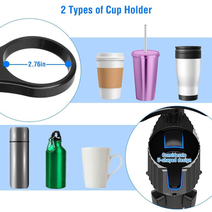 4-in-1 Car Cup Holder Tray Food Table DailySale