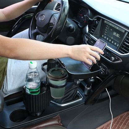 4-in-1 Car Cup Holder Tray Food Table DailySale