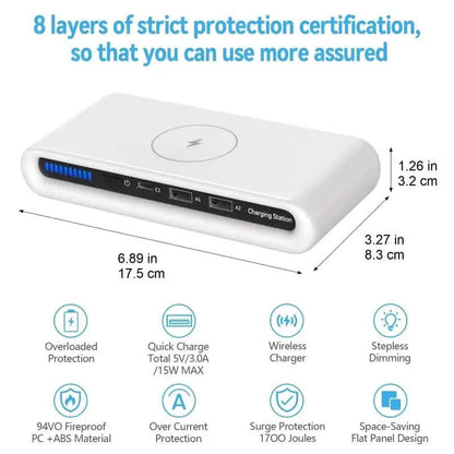 4-in-1 Charger 15W Portable Wireless Charger DailySale