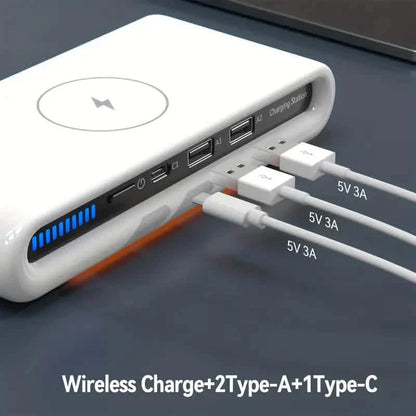 4-in-1 Charger 15W Portable Wireless Charger DailySale