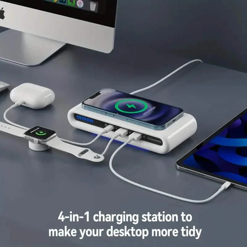4-in-1 Charger 15W Portable Wireless Charger DailySale