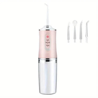 4-in-1 Cordless Water Flossers Oral Irrigator With DIY Mode 4 Jet Tips DailySale
