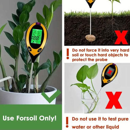 4-in-1 Digital Soil Moisture Meter DailySale