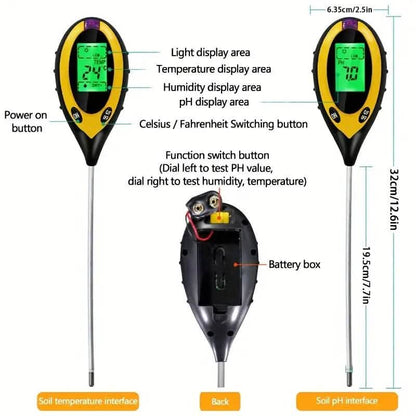 4-in-1 Digital Soil Moisture Meter DailySale
