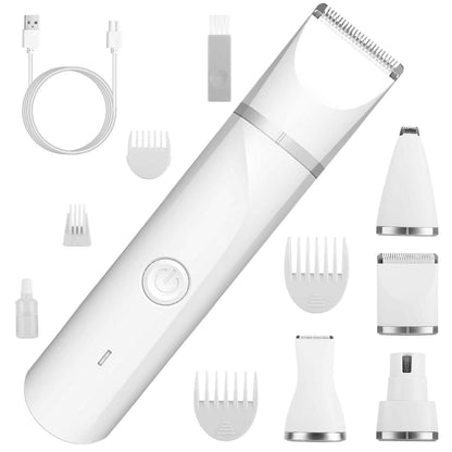 4-in-1 Electric Pet Dog Cat Grooming Kit Cordless Rechargeable DailySale