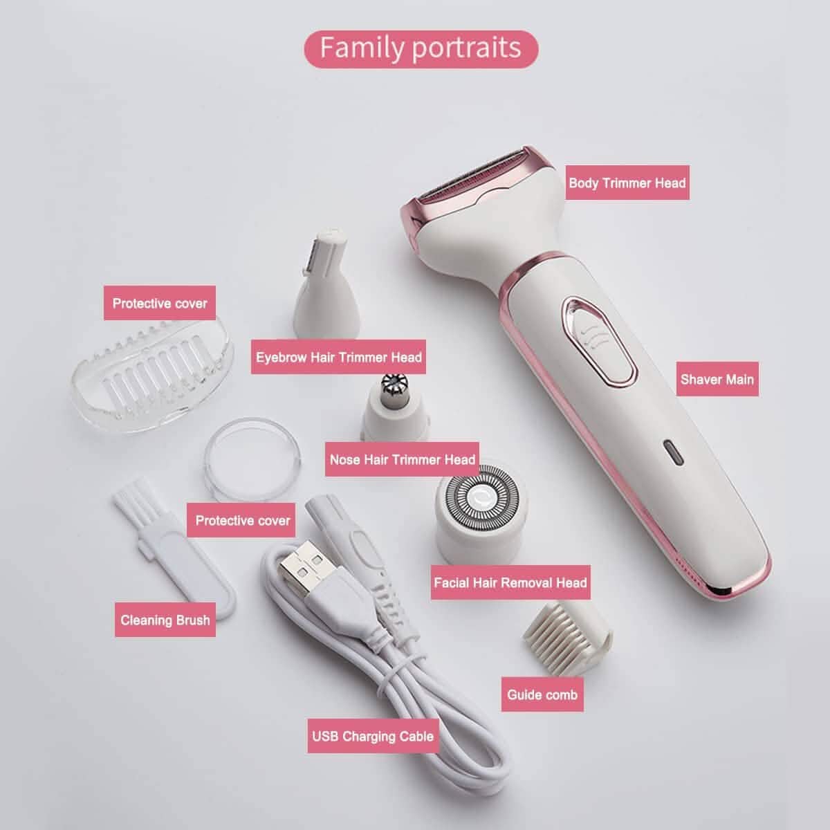 4-in-1 Electric Razor for Women DailySale