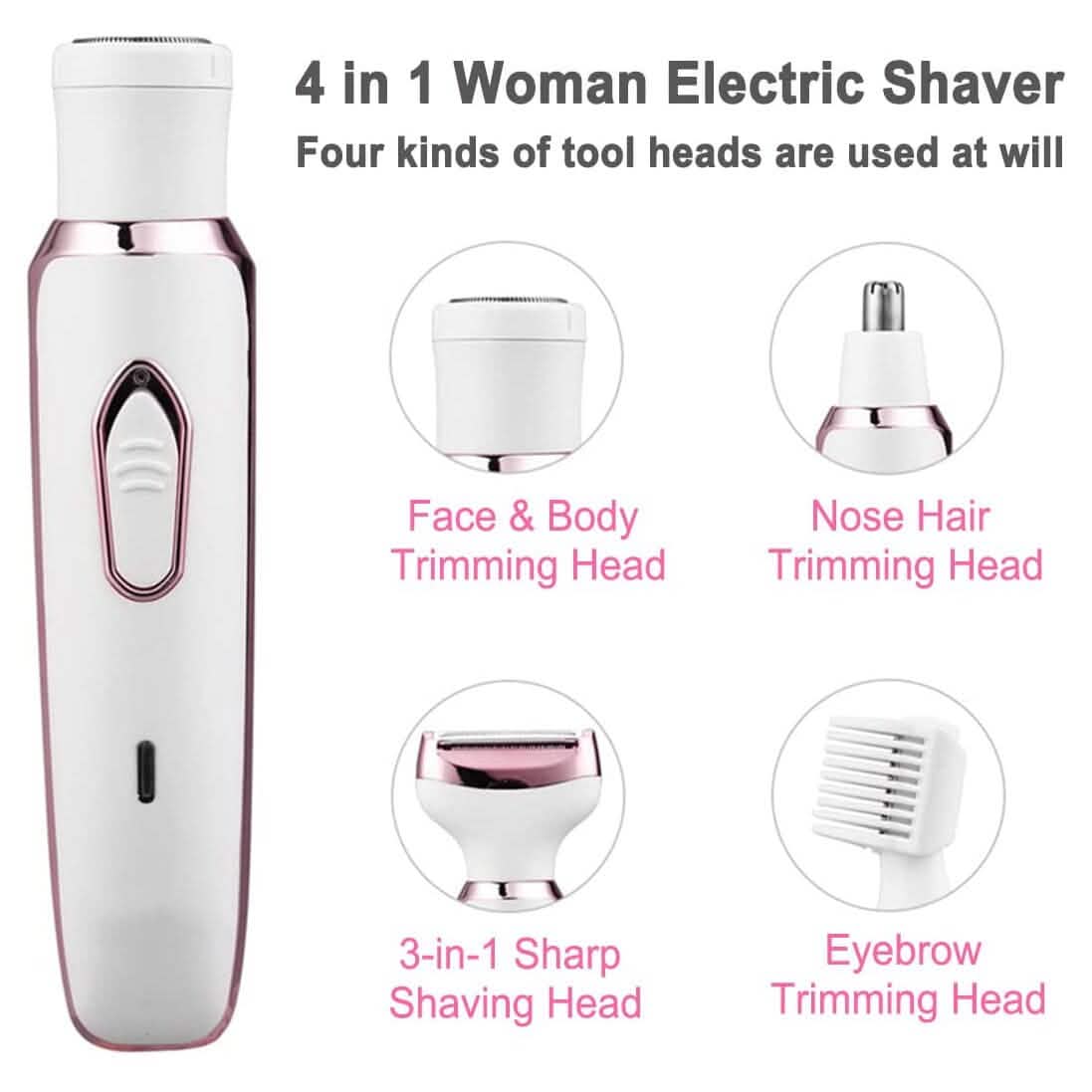 4-in-1 Electric Razor for Women DailySale