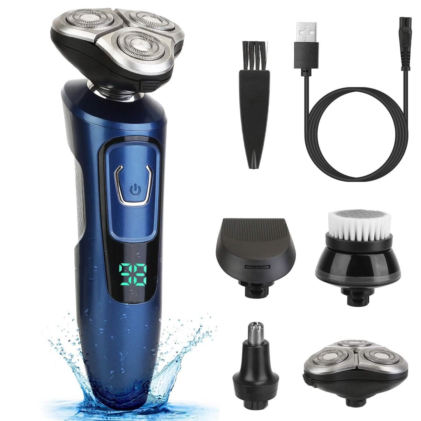 4-In-1 Electric Razor Shaver Rechargeable Cordless DailySale