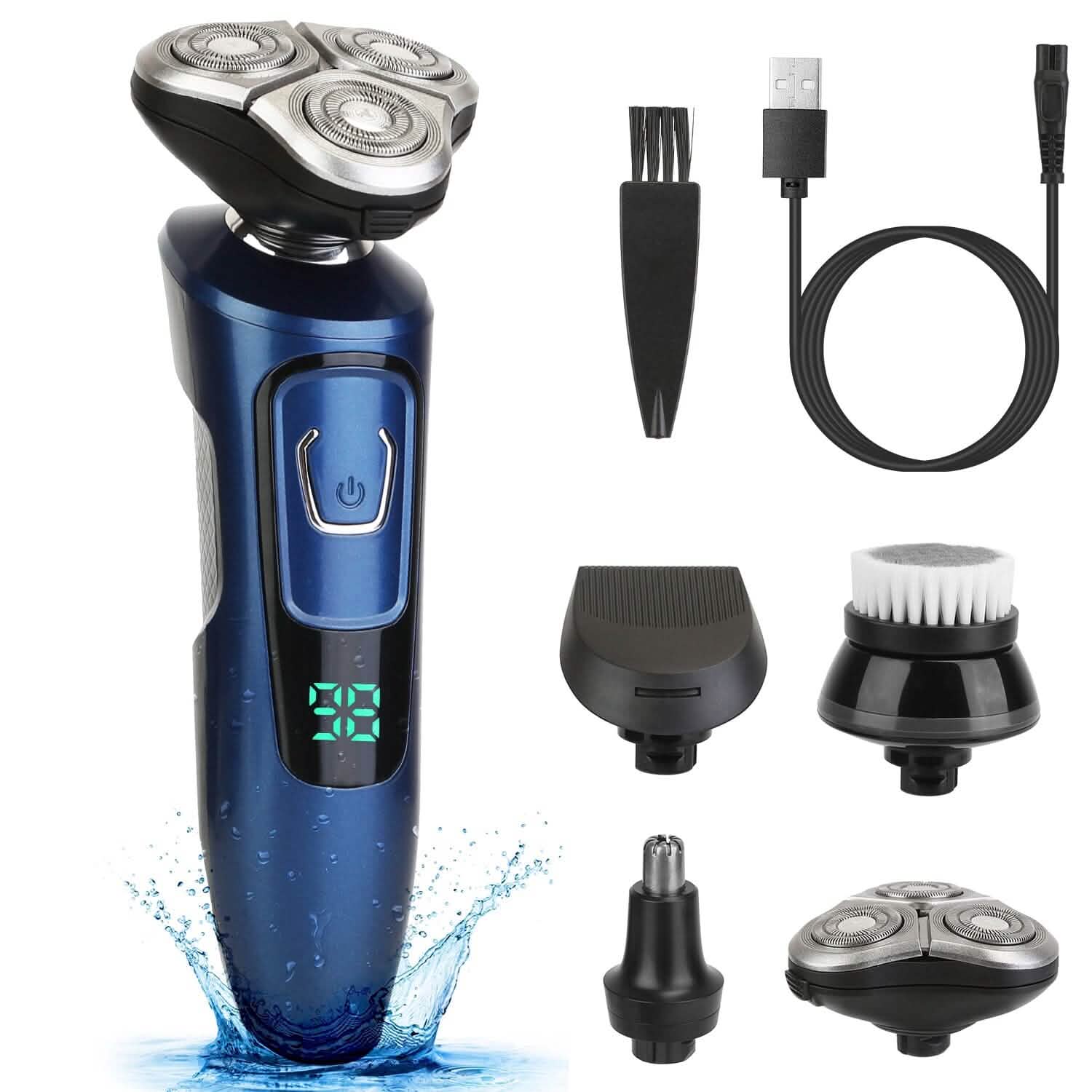 4-In-1 Electric Razor Shaver Rechargeable Cordless DailySale