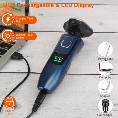 4-In-1 Electric Razor Shaver Rechargeable Cordless DailySale