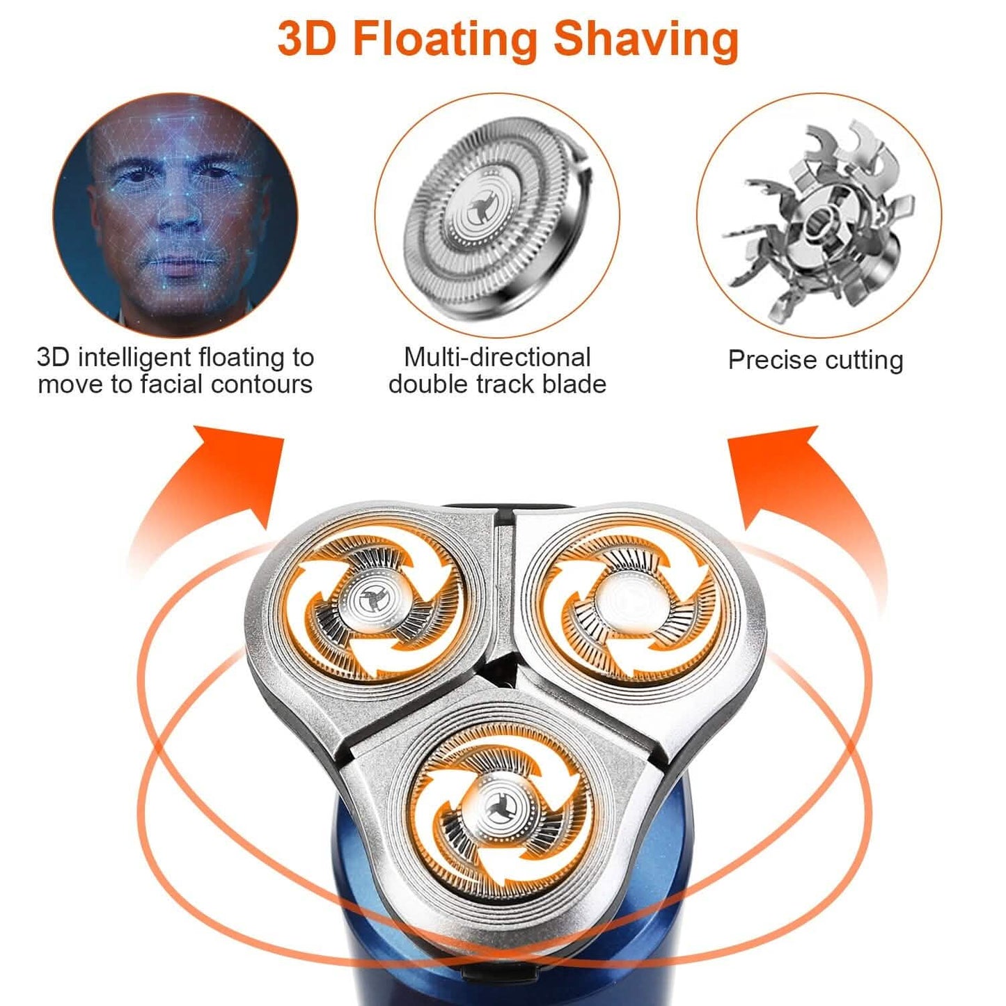 4-In-1 Electric Razor Shaver Rechargeable Cordless DailySale