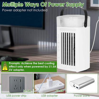 4-in-1 Evaporative Air Cooler Water Mist Cooling Fan DailySale