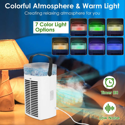 4-in-1 Evaporative Air Cooler Water Mist Cooling Fan DailySale