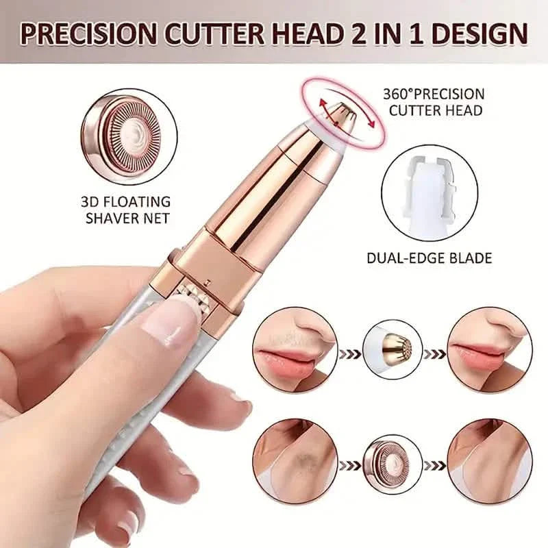 4-in-1 Facial Electric Hair Removal Painless Shaver Rechargeable Full Body Epilator DailySale