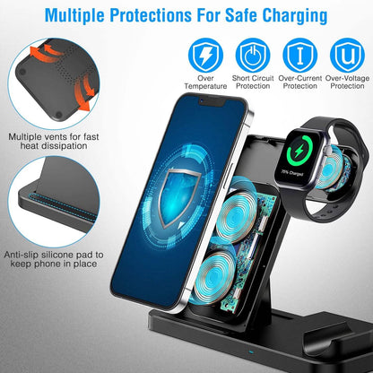 4-in-1 Foldable Wireless Charger DailySale