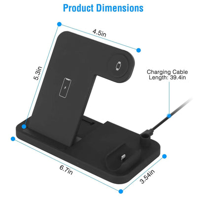 4-in-1 Foldable Wireless Charger DailySale